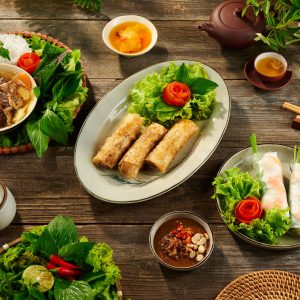 Mixed stir-fried Beef with vermicelli- Bún Bò Nam Bộ